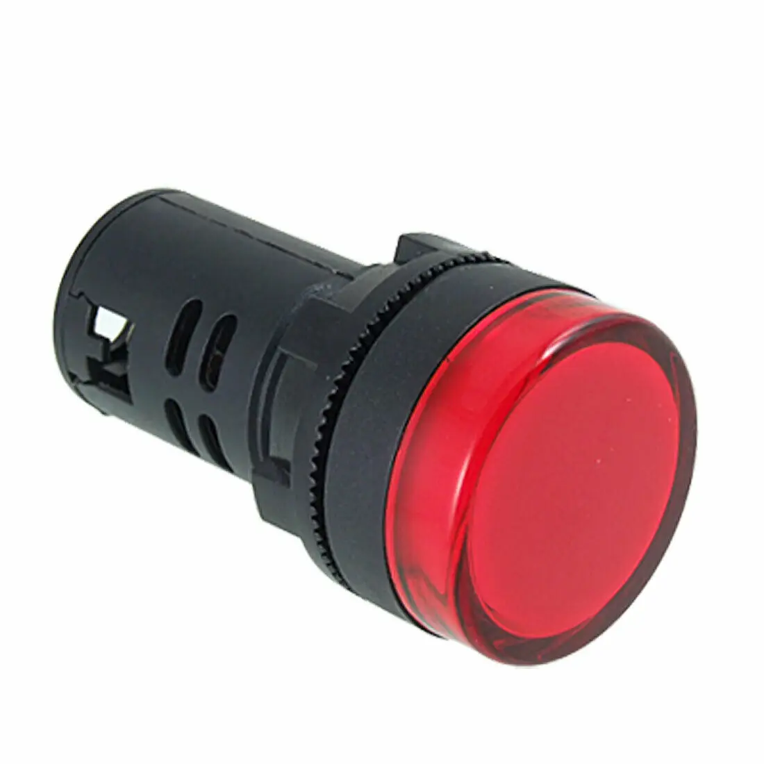 

10 PCS Red Black LED Indicator Light Pilot Signal Lamp 220VAC