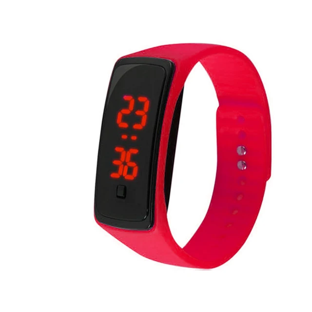 ET Silicone Battery Storage Case with Colorful Wristband Smart Watch