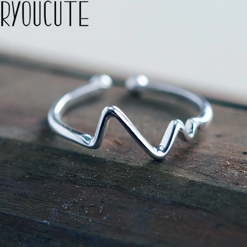 

Bohemian Punk Vintage Geometric Rings for Women 925 Sterling Silver Jewelry Girls Adjustable Size Open Finger Rings