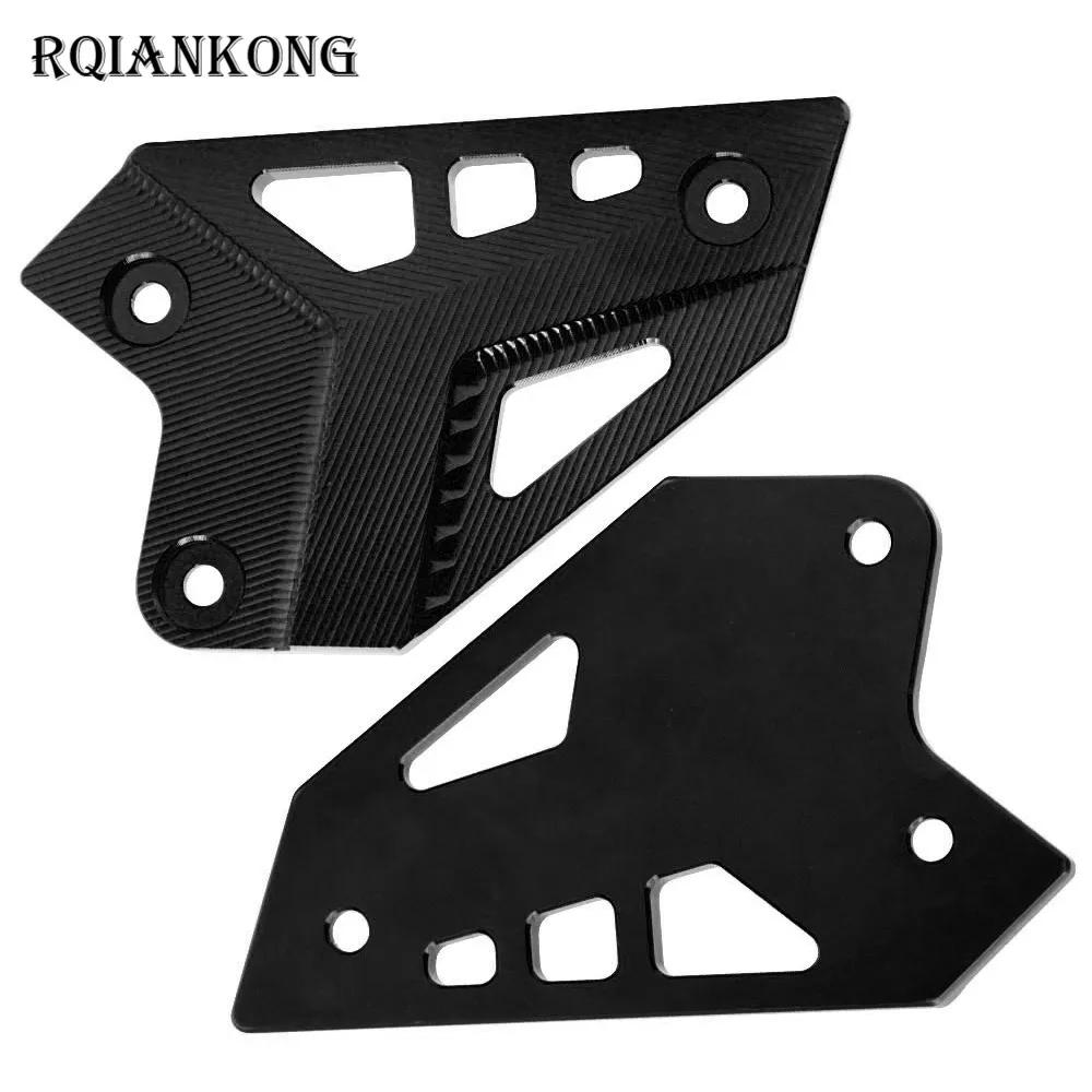 Heel Protective Cover Guard For Kawasaki Z900 2017 LOGO Motorcycle AccessoriesFoot Peg Protector Heel Protective Cover Guard