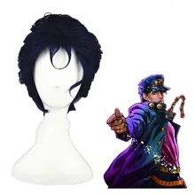 JoJo's Необычные Приключения Kujo Jotaro Jonathan Joestar косплей короткий парик термостойкие синтетические волосы парики+ парик колпачок
