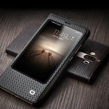 Роскошный чехол QIALINO из натуральной кожи для huawei Ascend mate 9, откидная крышка для huawei mate 9, функция сна, умный чехол для mt9