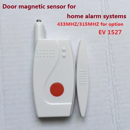 

2 PCS Door/window magnetic sensor,access door contact 433/315MHZ door alarmfor security alarm system with 2-year LI cell battery