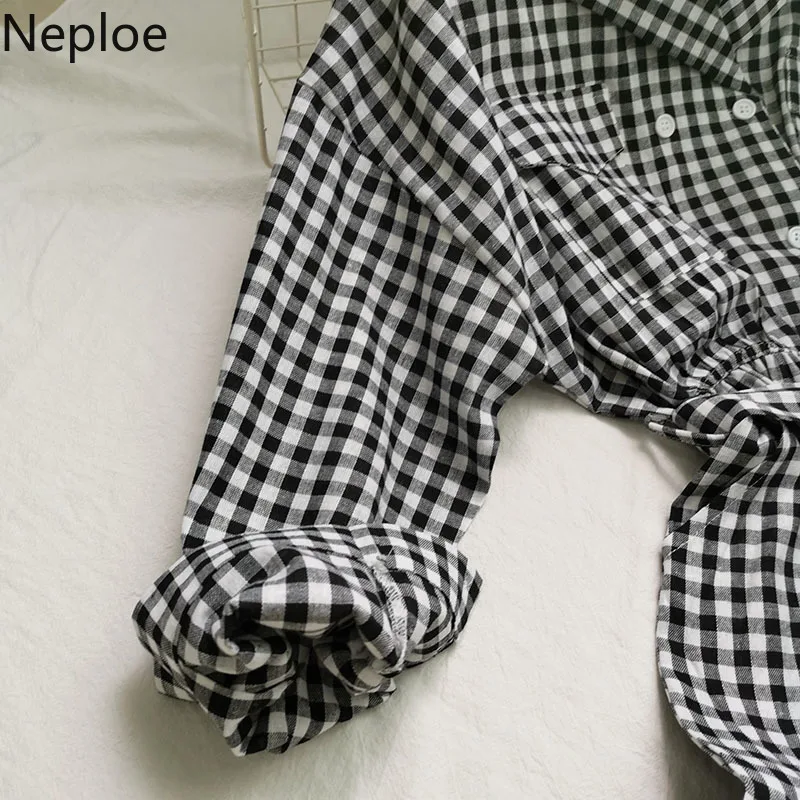 Neploe 2019 новейший элегантный женский двубортный офисный комбинезон в клетку