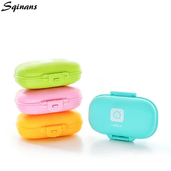 

Sqinans Portable Sealed Travel Soap Box Plastic Soap Dishes Bathroom Soap Holder Outdoor Soap Storage Box Organizer