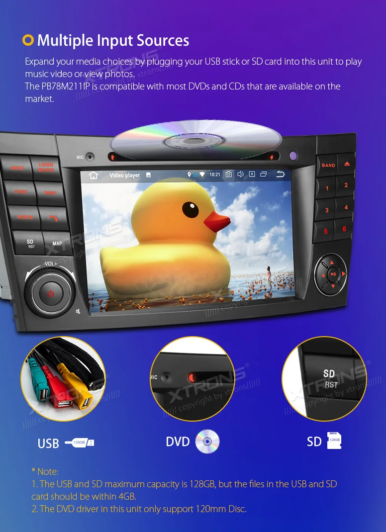 Discount 7" Android 8.0 OS Car DVD Multimedia Navigation GPS Radio for Mercedes-Benz E-Class W211 2002-2008 (E200 E220 E240 E270 E280) 15