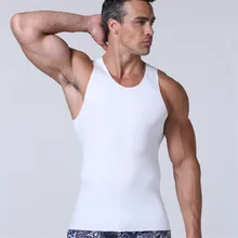 Летняя безрукавка Мужская бесшовная Повседневная однотонная майка для мужчин модная майка дышащие топы черные белые синие L-XXXL