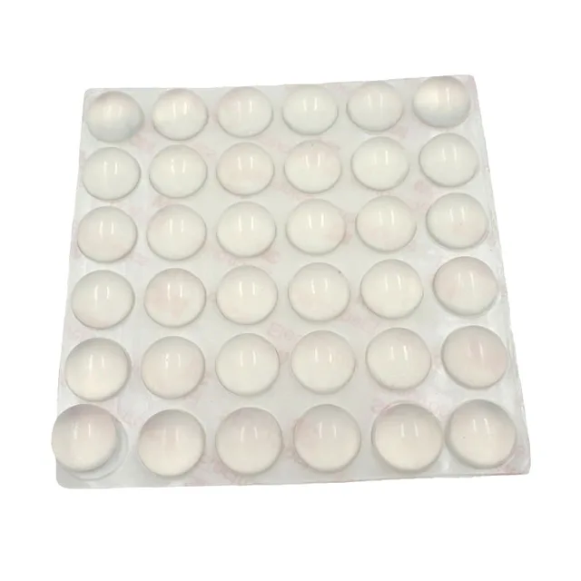 36pcs Door Stopper 16mm Dia 8mm Thickness Silicon Rubber Kitchen 36pcs Door Stopper 16mm Dia 8mm Thickness Silicon Rubber Kitchen Cabinet Self Adhesive Damper Pad Furniture Hardware