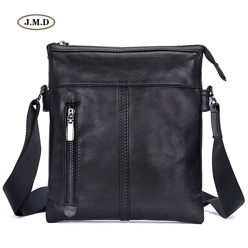 

J.M.D Genuine Leather New Style Fashion Design Men's Brown Business Shoulder Bag Handbag Crossbody Bag Messenger Bag 1023A