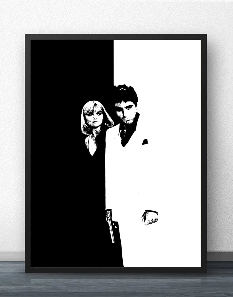 

Scarface Movie Wall Art Wall Decor Silk Prints Art Poster Paintings For Living Room No Frame