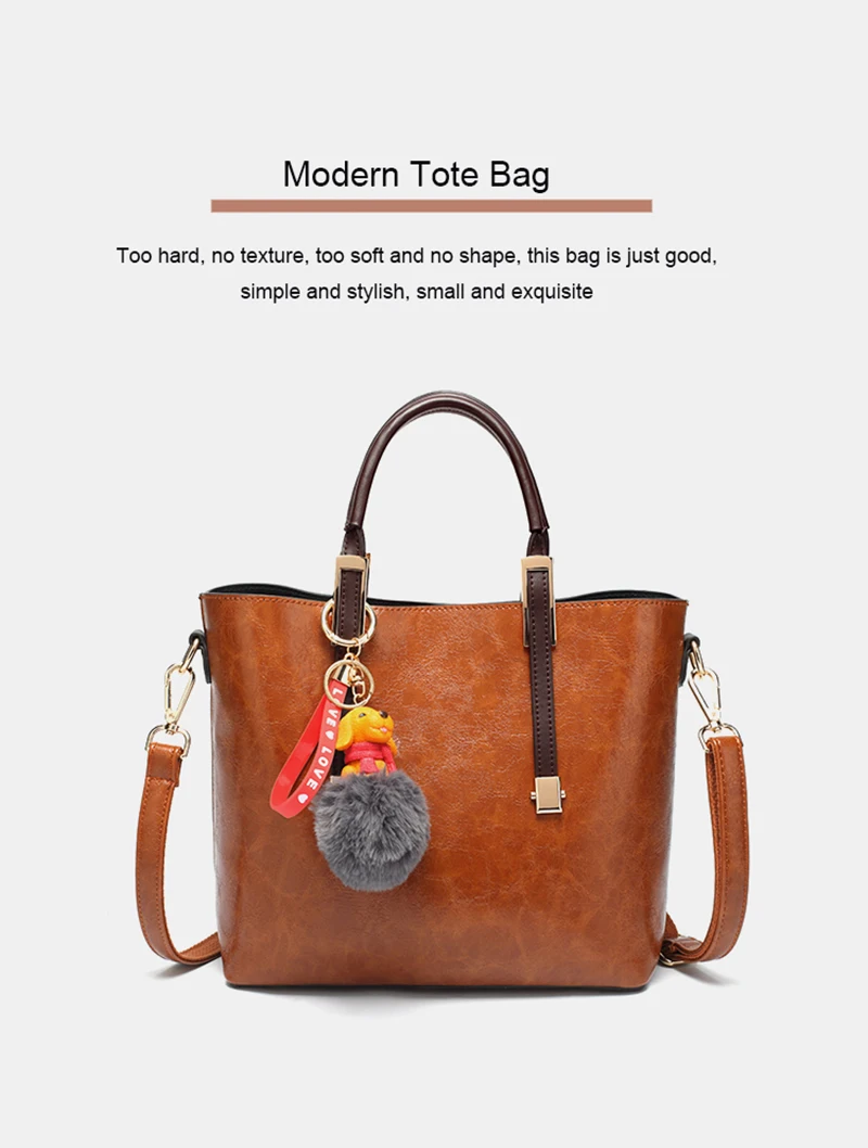 Винтажная женская кожаная сумка через плечо с масляным воском, модная женская сумка-тоут, брендовые роскошные сумки, дизайнерские сумки Bolsa das senhoras Bolsos Muje