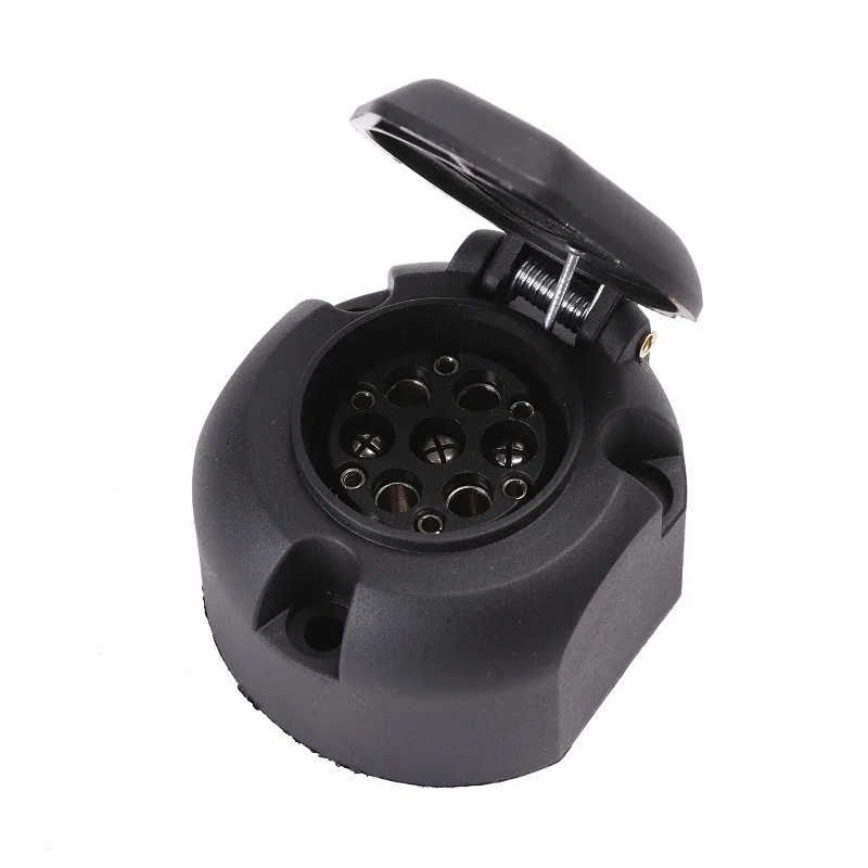 

Trailer Parts-12V Towbar Towing Connector 7+6Pin Caravan Socke with Screw End RV Accessories 7+6 Pin Plastic Trailer Socket