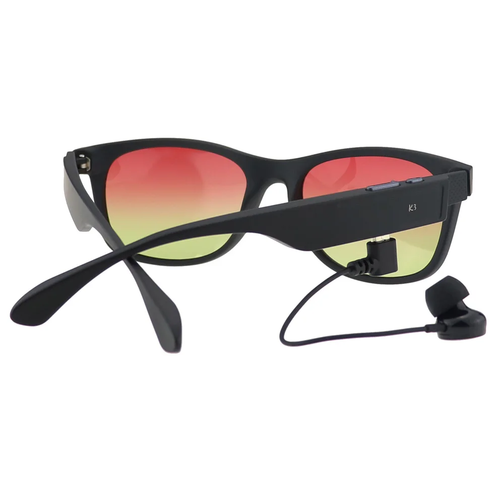 Смарт очки поляризованные солнцезащитные очки Bluetooth гарнитура стерео наушники Спорт на открытом воздухе с микрофоном для iPhone samsung OPPO - Цвет: Fishing Lens