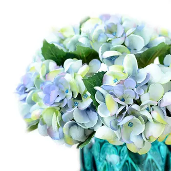 

New French style Rose 1 Bouquet Artificial Flowers Wedding Decoration Arrangement Room Hydrangea Artificial flowers