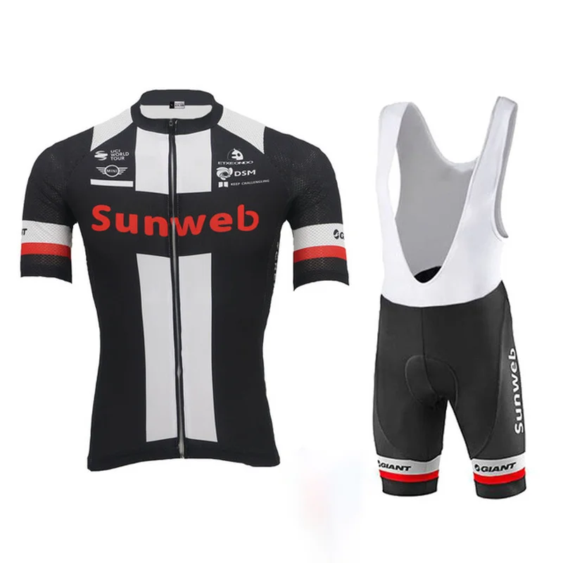 2018 SUNWEB Для мужчин с коротким рукавом велосипед Джерси комплект Ропа ciclismo MTB