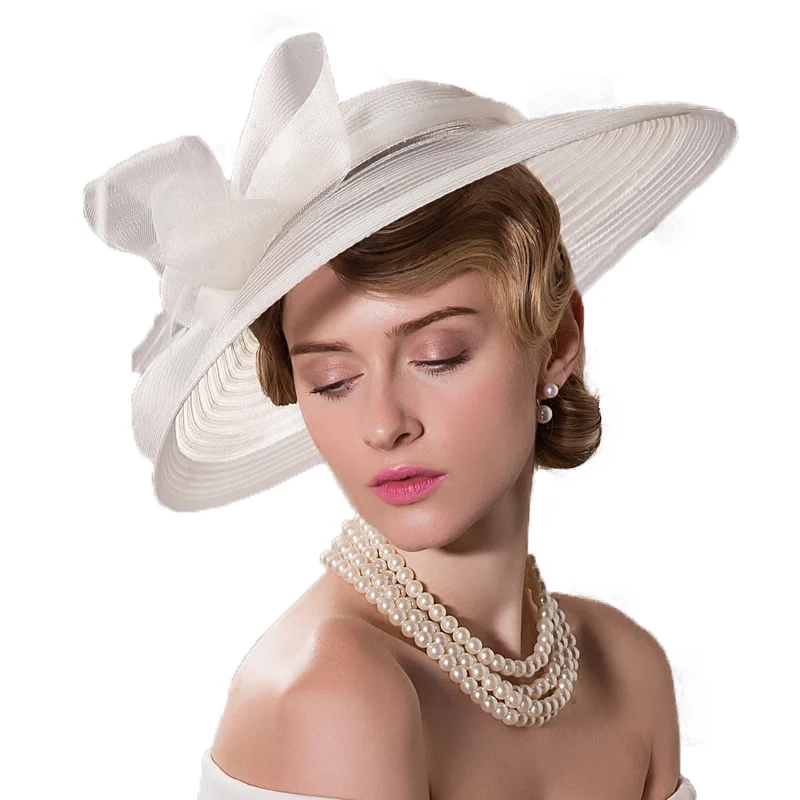 large white hat