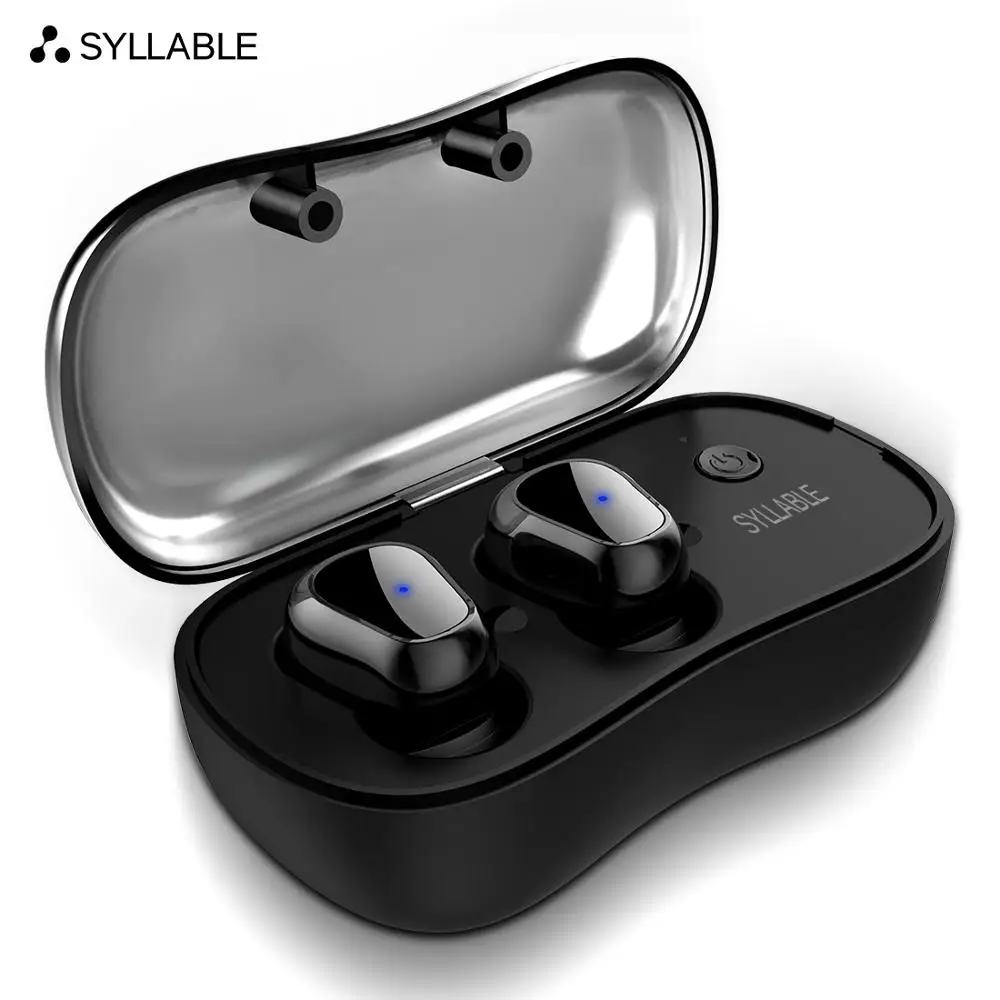 

Original SYLLABLE D900P Built-in Dual Mic TWS Bluetooth 5.0 Earphone True Wireless Stereo Earbuds with Charging Box 400mAh