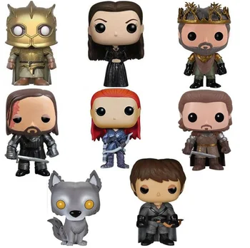 

Pop Game Of Thrones The Hound Robb Stark Daenerys Targaryen Kingslayer Melisandre brinquedos Action Figure toys for children