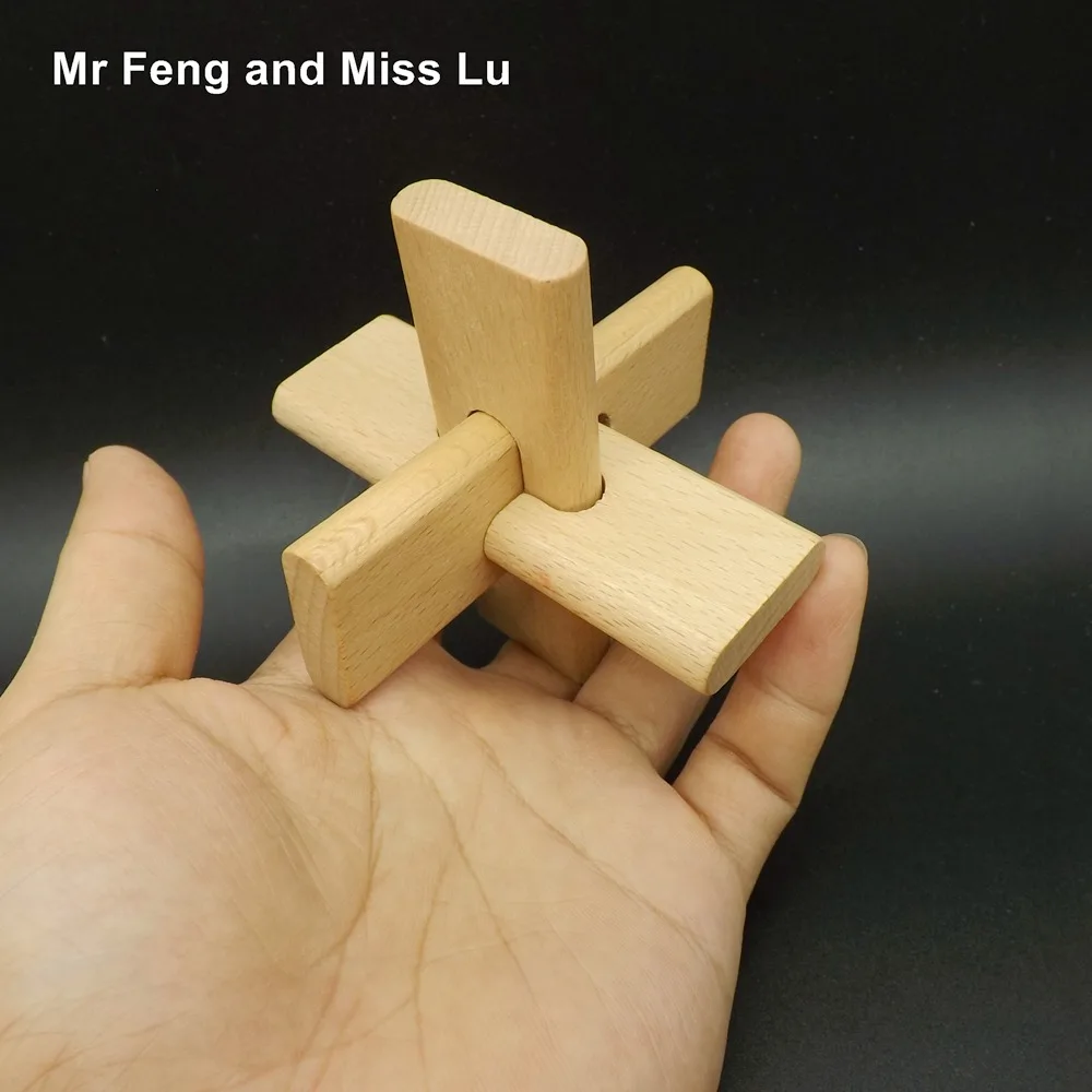 

Adult Toy Wooden Kong Ming Lock Intellectual Training Creative Thinking Games