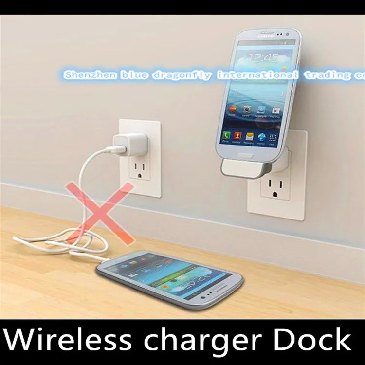 MINI Micro usb iDock Wireless wall Charger Dock Adapter