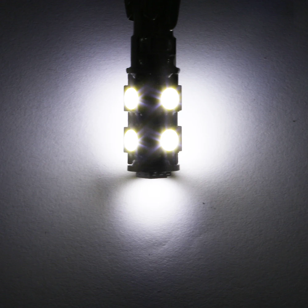 Светодиодный светильник T10 W5W 9 чипов 5050 SMD Canbus без ошибок белый 168 194 для автомобиля