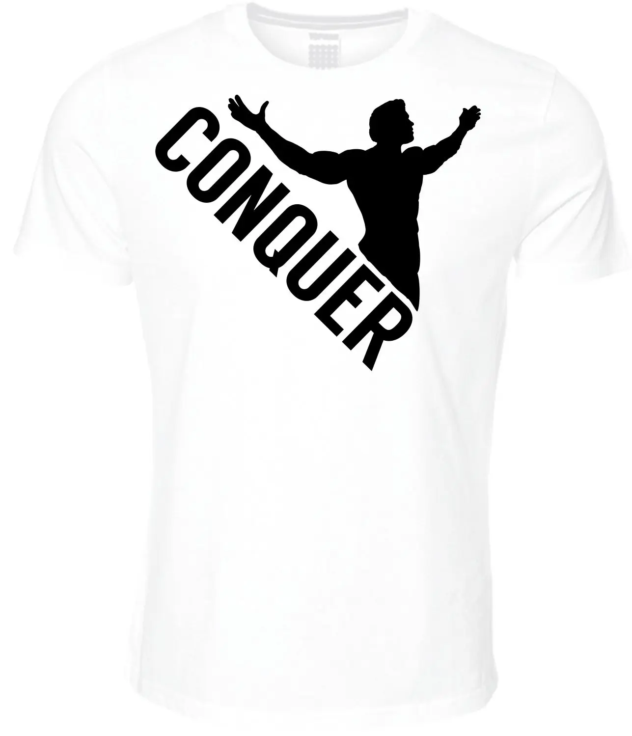 2019 حار بيع الصيف نمط أرنولد شوارزنيغر قهر T قميص كمال الاجسام رفع الاثقال السيد أولمبيا الأعلى المحملة قميص