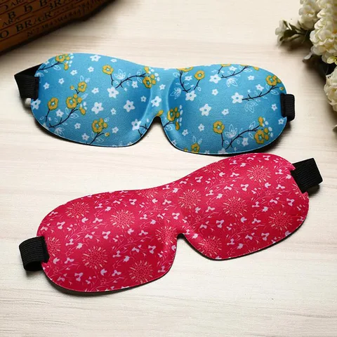 Cuidados de Saúde Lote Colorido Pequenas Flores Sono Olho Máscara Portátil Viagem Eyeshade Olhos Capa & Ronco Mr092 20 Pçs –