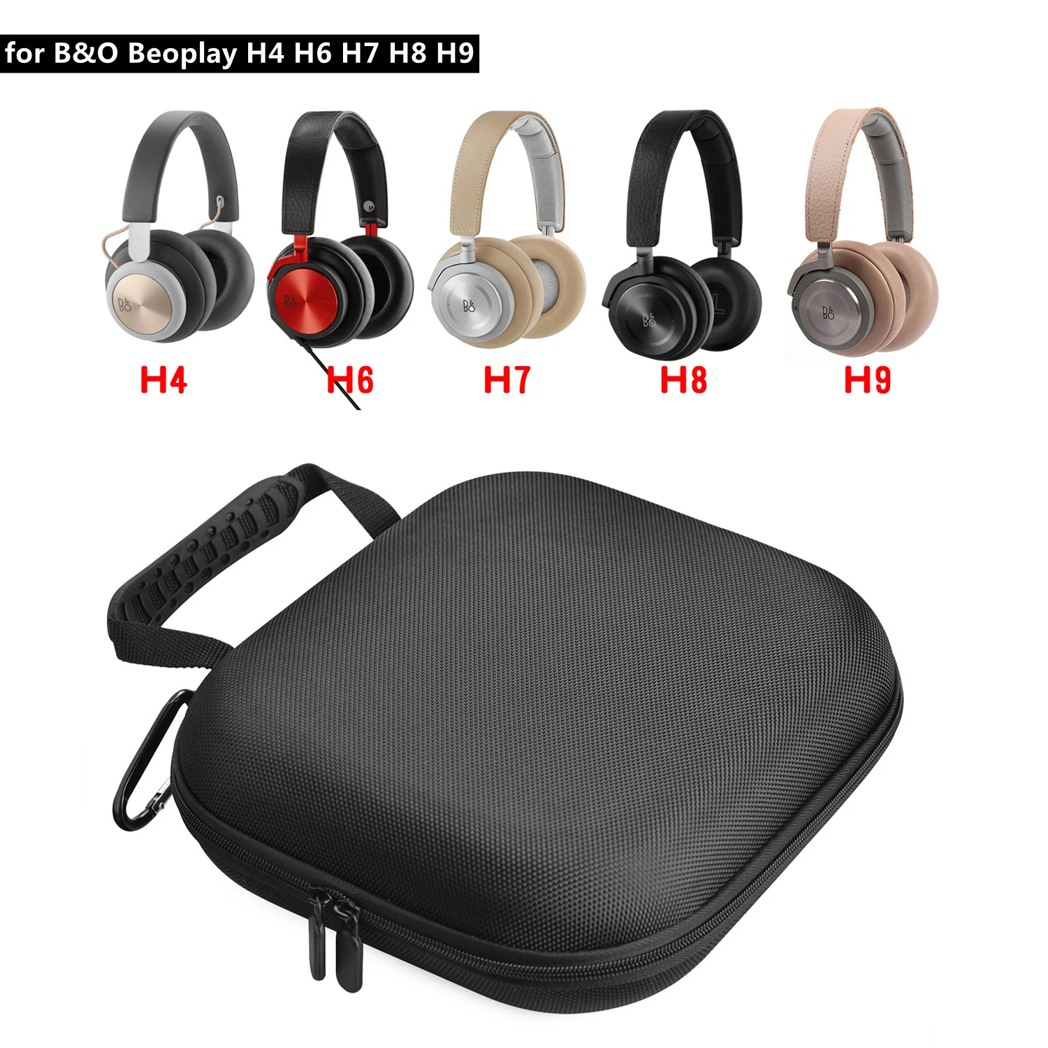 

Headphone Case Cover for B&O PLAY by Bang&Olufsen Beoplay H9 H6 H8 H2 H7 H4 Studio Headset Storage Box Carry Bag Pouch