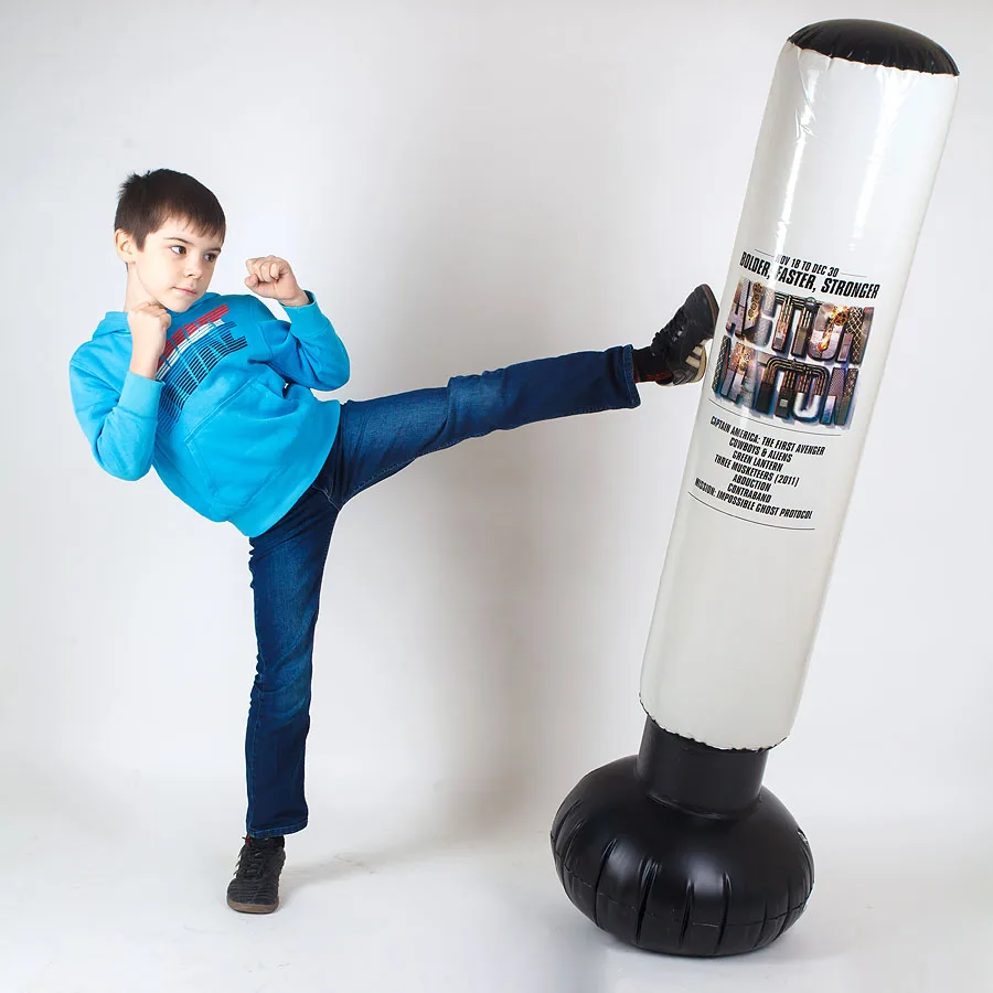 ГРУША БОКСЕРСКАЯ детская надувная|inflatable punching bag|kids boxing baginflatable bag |