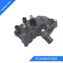 Охлаждающий системный термостат корпус крышка термостата термостат, хладагент выход воды для Ford OEM: 97JM9K478AE