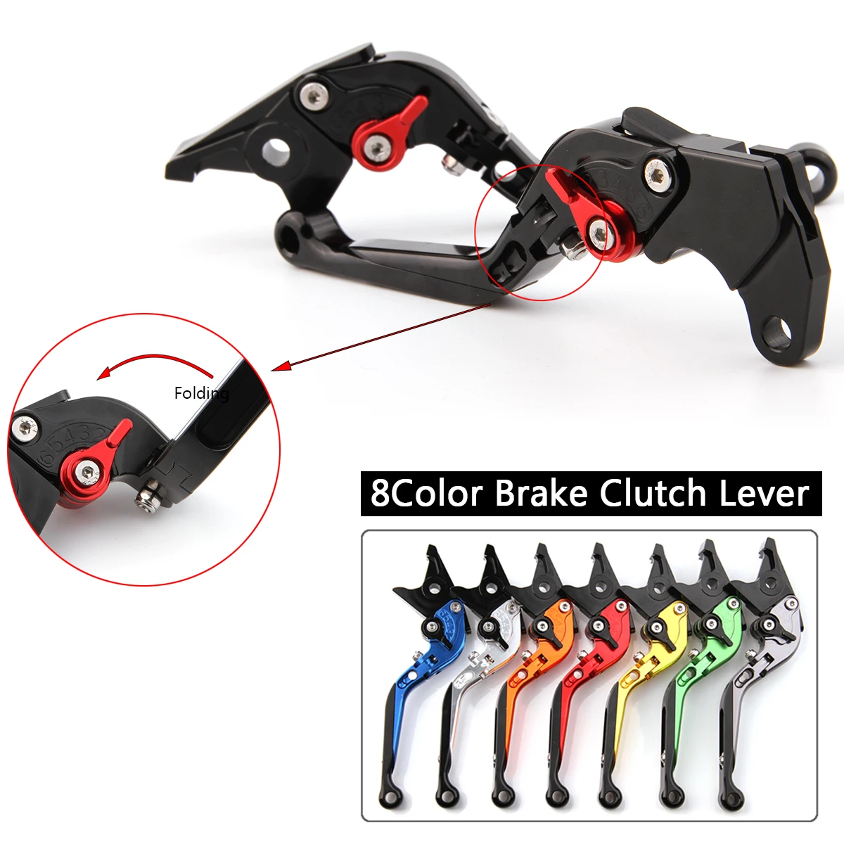 

CNC Levers for KTM 690 Duke R 2014 2015 2016 2017 Motorcycle Adjustable Folding Extendable Brake Clutch Levers