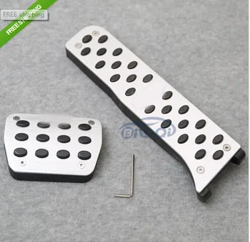 

Fuel Brake AT Cover Pedals No need drill pad Plate For VW Tiguan 2012-2014