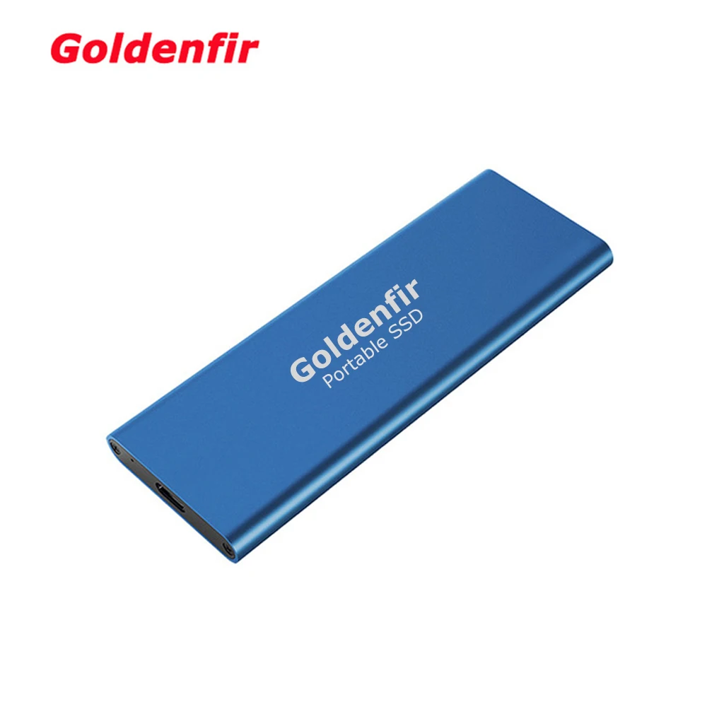 Goldenfir новые товар Портативный SSD USB 3,1 64 Гб 128 ГБ 256 512 1 ТБ внешний твердотельный накопитель для Бизнес и частные