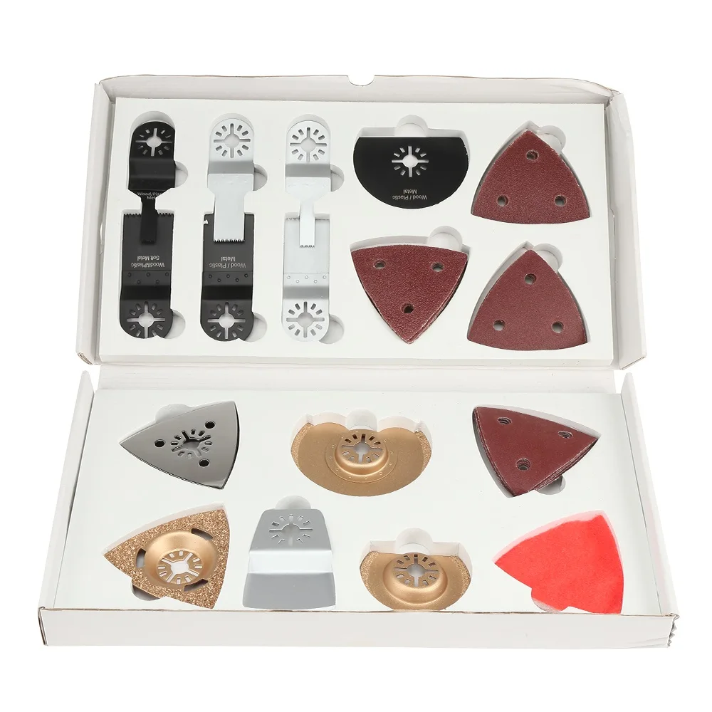 

Professional 37PCS Oscillating Tool Saw Blades Multifunctional Electric Tackle Accessories Hand Tool Sets For Cutting Out Tile