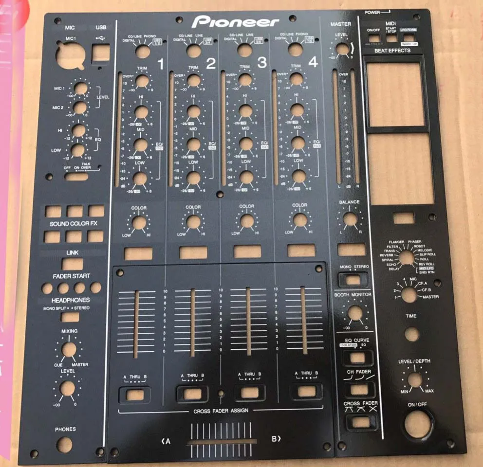 

DNB1186 DAH2830 Main Plate Panel For Pioneer DJM-900/900NXS DJM900SRT