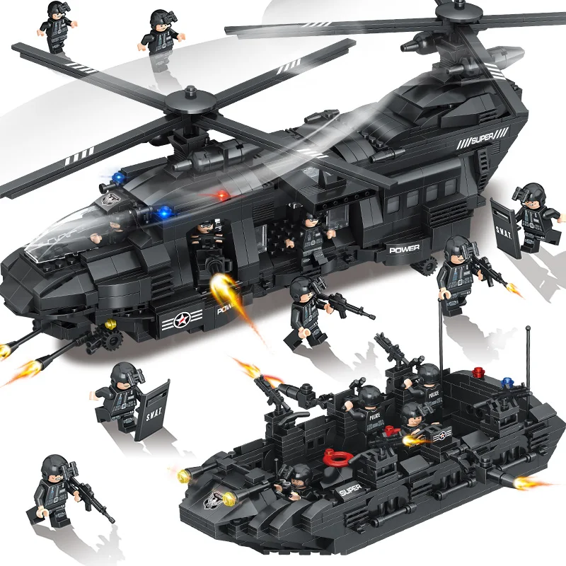 block tech swat team construction set