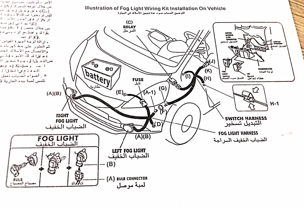 2 шт. 1 комплект противотуманная фара подходит для Fortuner 2010- противотуманный светильник s дневной ходовой светильник водонепроницаемый головной светильник автомобильные аксессуары