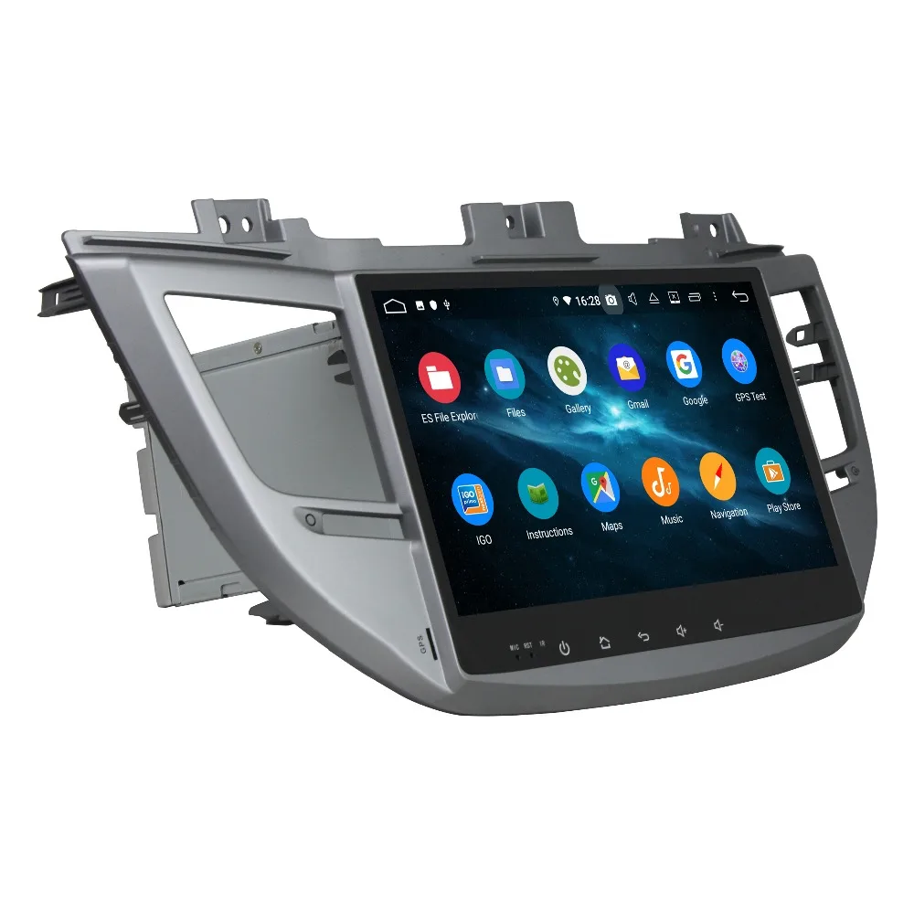 Excellent DSP Android 9.0 Octa Core 10.1" Car Radio DVD GPS for Hyundai IX35 Tucson 2015 2016 2017 2018 Bluetooth 4.2 WIFI USB 4gb+32gb 6