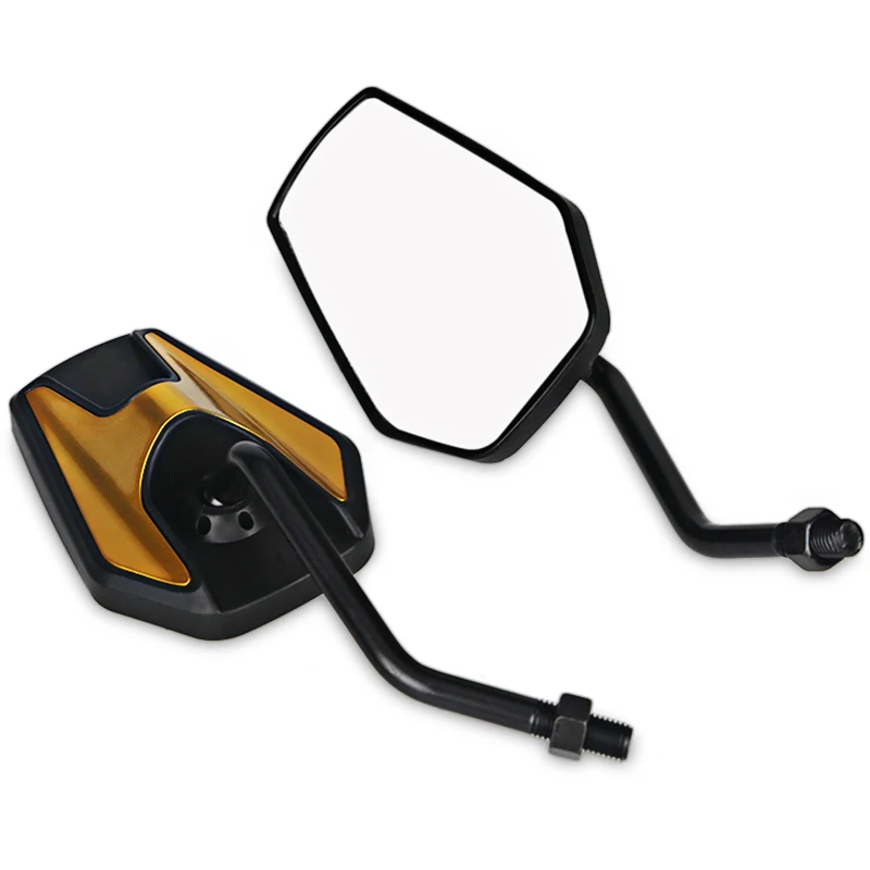 

2pcs Universal Custom Motorcycle Rear View Rearview Mirrors Handle Scooter Side Mirrors Moto 10mm Motorcycle Accessories