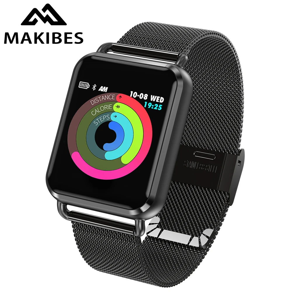 Смарт браслет Makibes C5 для мужчин и женщин фитнес трекер с Bluetooth 1 22 дюйма часы