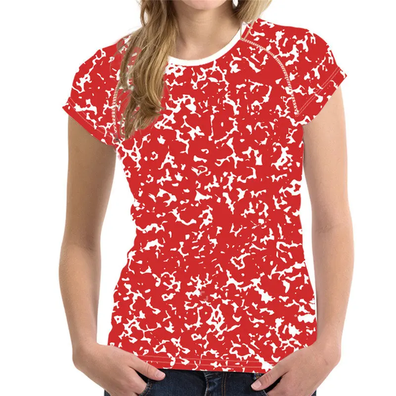 FORUDESIGNS/ Новая летняя черная Дизайнерская футболка с круглым вырезом, мягкая футболка, женские футболки с 3D принтом, женская одежда с короткими рукавами - Цвет: Z2888BV
