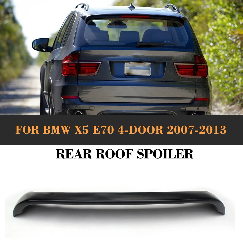 Carbon Fiber Car Rear Roof Window Spoiler Lip Wing for BMW X5 E70 4 Door 2007 - 2013 Car Styling HM style FRP Carbon Fiber Car Rear Roof Window Spoiler Lip Wing for BMW X5 E70 4 Door 2007 - 2013 Car Styling HM style FRP