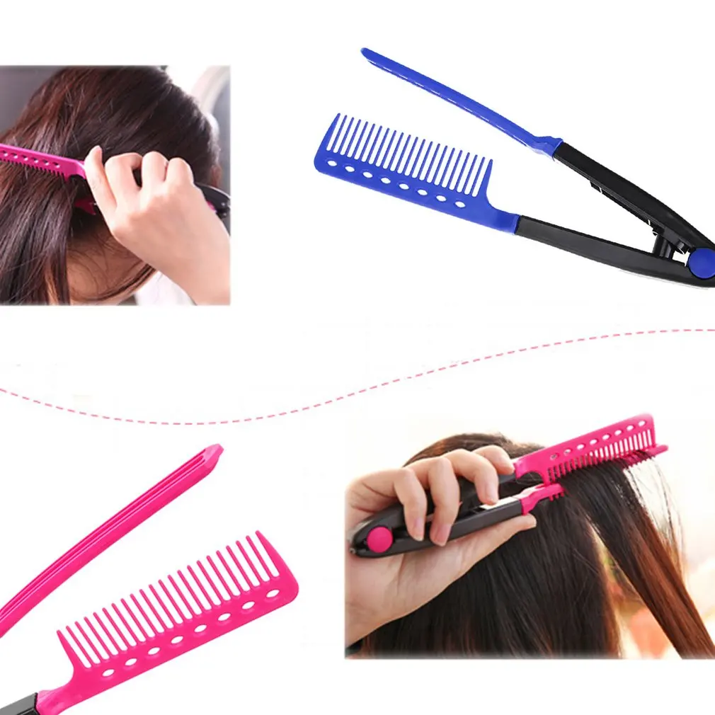 Buy Fashion V Type Hair Comb Hair Straightener Combs