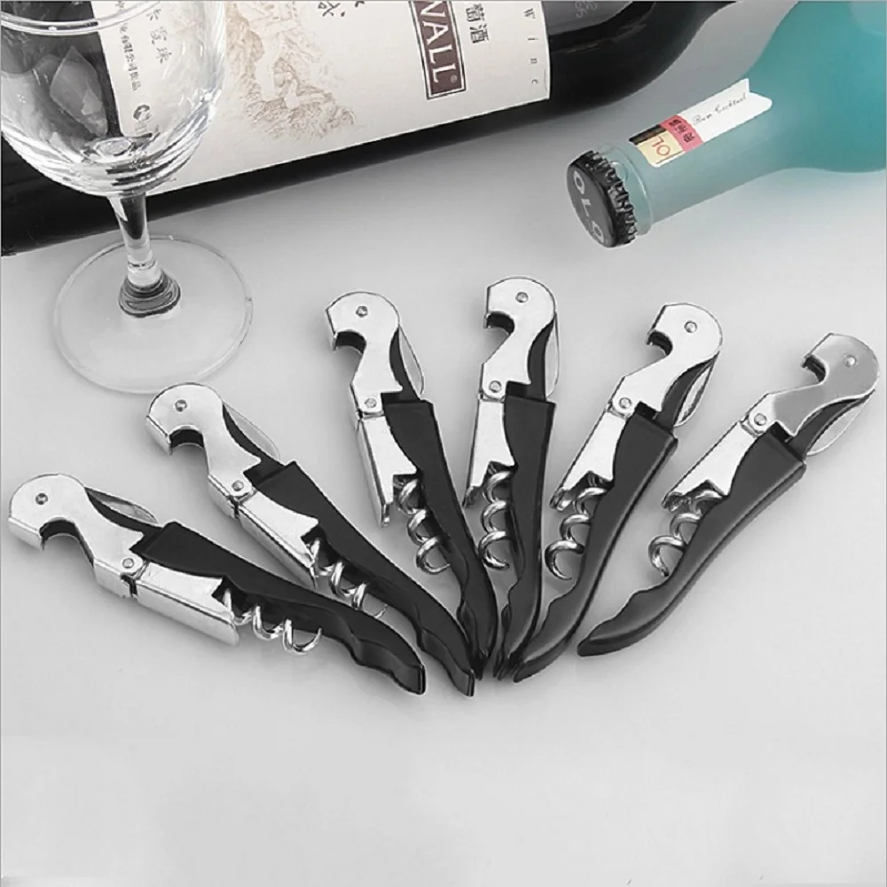 

Stainless Steel Wine Opener Multifunction Portable Screw Corkscrew Wine Beer Bottle Opener Kitchen Bar Tools Accessories Gadgets