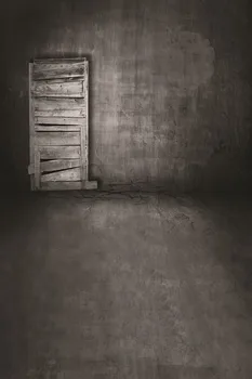 

LIFE MAGIC BOX Photography Backdrops Gray Walls And Wooden Stands Background Fz1 Photo Studio Mh-1