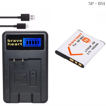 

Hot sell 1 x NP-BN1 battery bateria np bn1 + charger for DSC WX220 WX150 DSC-W380 W390 DSC-W320 W630 for sony camera accessories