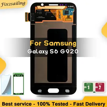 

5.1'' SUPER AMOLED LCD Display For SAMSUNG Galaxy S6 G920 G920F Touch Screen Digitizer Assembly