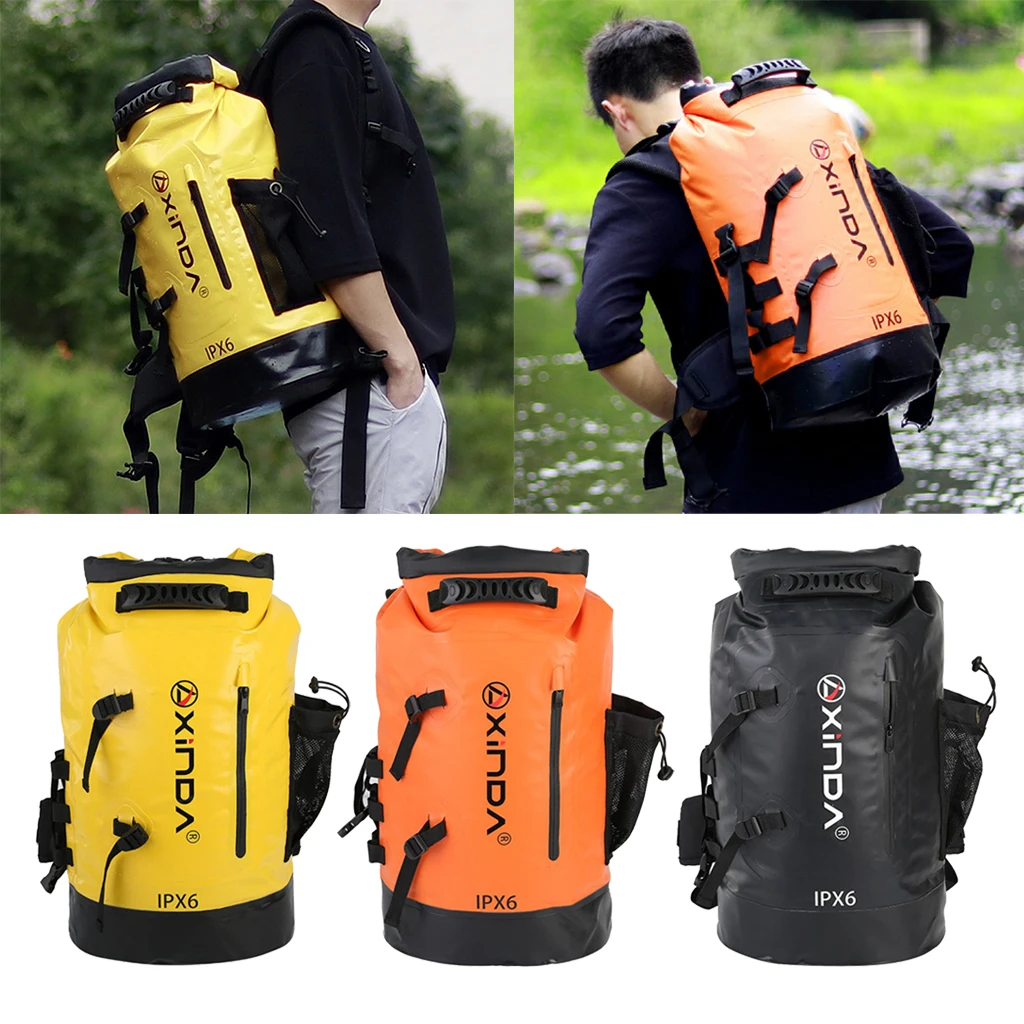

20L PVC Coated Waterproof Dry Bag Backpack for Boating Kayaking Fishing Rafting Swimming Floating Camping Hiking Accessories