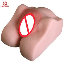 Jiuai brand Lifelike Virgin Pussy Ass doll 3D Realistic Tight Vagina Anus Medical TPE Pussy Sex Doll sex toys for men