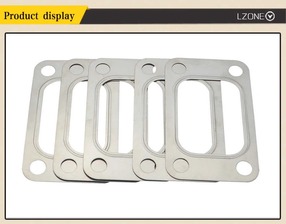 Lzone-температура T3 T34 T35 T38 GT35 GT35R турбо, вход турбины коллектор прокладка 304 Нержавеющая сталь JR4801
